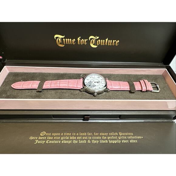 TWO NEW Juicy Couture limited edition watches w/ original boxes.